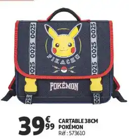 Auchan CARTABLE POKÉMON offre