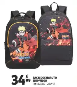 Auchan SAC À DOS NARUTO SHIPPUDEN offre