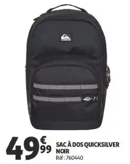 Auchan SAC À DOS QUICKSILVER NOIR offre