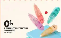 Auchan SOURIS CORRECTRICE COLOR LIFE offre