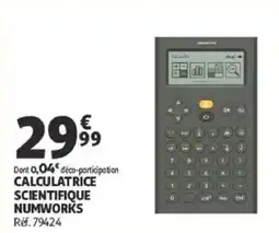 Auchan CALCULATRICE SCIENTIFIQUE NUMWORKS offre