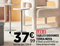 Centrakor TABLES GIGOGNES TERRA NOVA offre