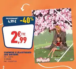 Bureau Vallée CHEMISE À ÉLASTIQUES LES SISTERS offre