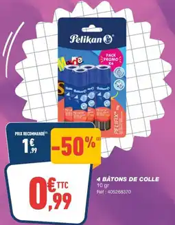 Bureau Vallée 4 BÂTONS DE COLLE 10 offre