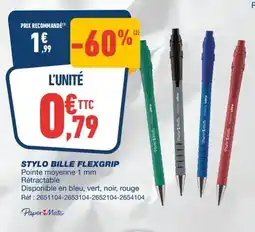 Bureau Vallée STYLO BILLE FLEXGRIP offre