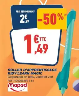 Bureau Vallée ROLLER D'APPRENTISSAGE KIDY'LEARN MAGIC offre