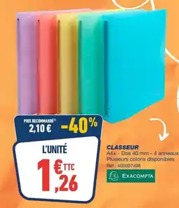 Bureau Vallée CLASSEUR offre