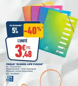 Bureau Vallée TRIEUR SCHOOL LIFE FUSION offre