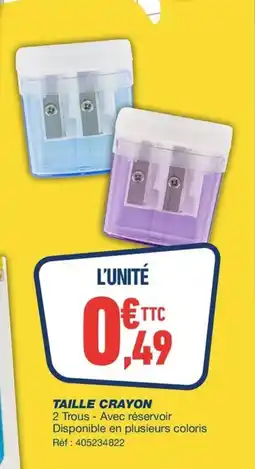 Bureau Vallée TAILLE CRAYON offre