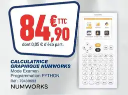 Bureau Vallée CALCULATRICE GRAPHIQUE NUMWORKS offre