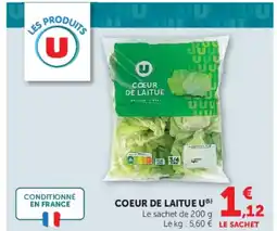Super U U Coeur de laitue offre