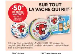 Super U LA VACHE QUI RIT offre