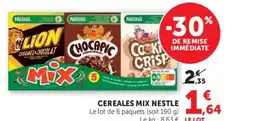 Super U Cereales mix nestle offre