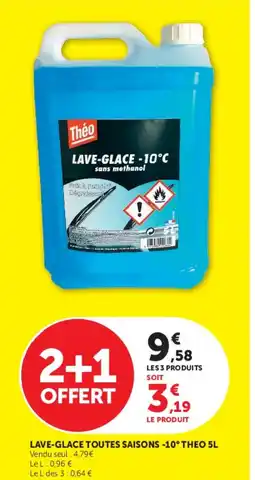 Super U THEO Lave-glace toutes saisons -10° offre
