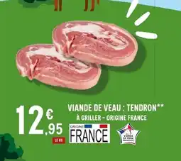 E.Leclerc Viande de veau : tendron à griller offre