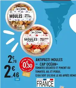 E.Leclerc CAP OCÉAN Antipasti moules offre