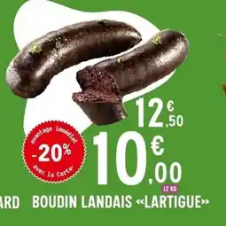 E.Leclerc LARTIGUE Boudin landais offre