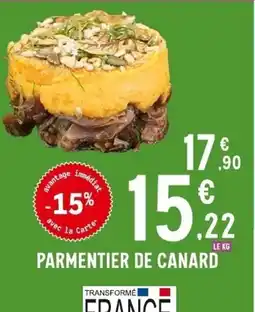 E.Leclerc Parmentier de canard offre