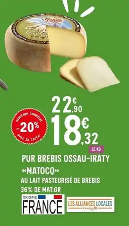 E.Leclerc MATOCO Pur brebis ossau iraty offre