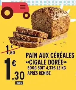 E.Leclerc Pain aux céréales cigale dorée offre
