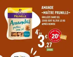 E.Leclerc MAÎTRE PRUNILLE Amande offre