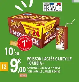 E.Leclerc CANDIA Boisson lactée candy'up offre