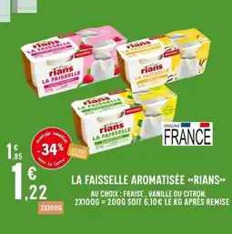 E.Leclerc RIANS La faisselle aromatisée offre