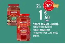 E.Leclerc MUTTI Sauce tomate offre