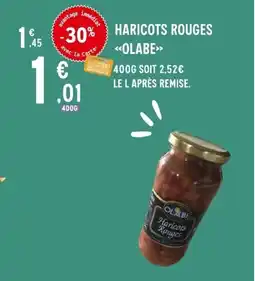 E.Leclerc OLABE Haricots rouges offre
