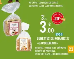 E.Leclerc JACQUEMART Lunettes de romans x7 offre