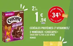 E.Leclerc CHOCAPIC Céréales protéines (7 vitamines/ 2 minéraux) offre