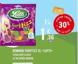 E.Leclerc LUTTI Bonbon surffizz xl offre