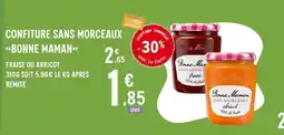 E.Leclerc BONNE MAMAN Confiture sans morceaux offre