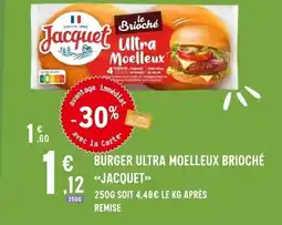 E.Leclerc JACQUET Burger ultra moelleux brioché offre