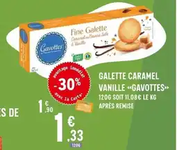 E.Leclerc GAVOTTES Galette caramel vanille offre