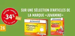 E.Leclerc JUVAMINE Sur une sélection d'articles de la marque offre