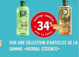 E.Leclerc HERBAL ESSENCE Sur une sélection d'articles de la gamme offre