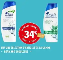 E.Leclerc HEAD AND SHOULDERS Sur une sélection d'articles de la gamme offre