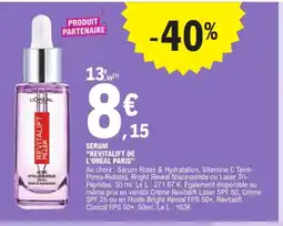 E.Leclerc REVITALIFT DE L'ORÉAL PARIS Serum offre