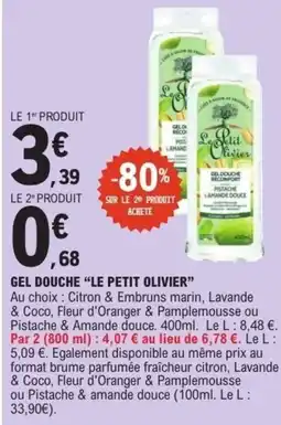E.Leclerc LE PETIT OLIVIER Gel douche offre