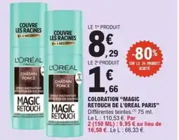 E.Leclerc MAGIC RETOUCH DE L'OREAL PARIS Coloration offre