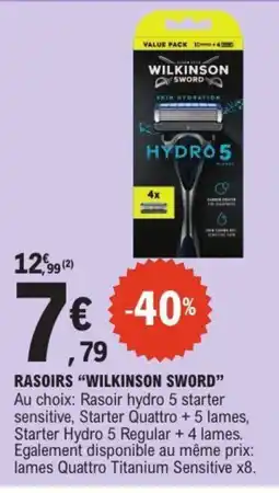 E.Leclerc WILKINSON SWORD Rasoirs offre