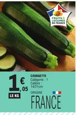 E.Leclerc Courgette offre