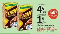 E.Leclerc Céréales lion nestlé offre