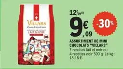 E.Leclerc VILLARS Assortiment de mini chocolats offre