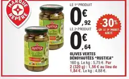 E.Leclerc RUSTICA Olives vertes dénoyautées offre