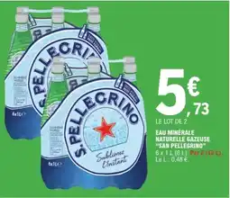 E.Leclerc SAN PELLEGRINO Eau minérale naturelle gazeuse offre