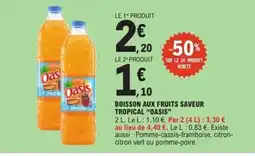 E.Leclerc OASIS Boisson aux fruits saveur tropical offre