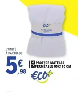 E.Leclerc Protège matelas imperméable offre
