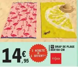 E.Leclerc Drap de plage offre